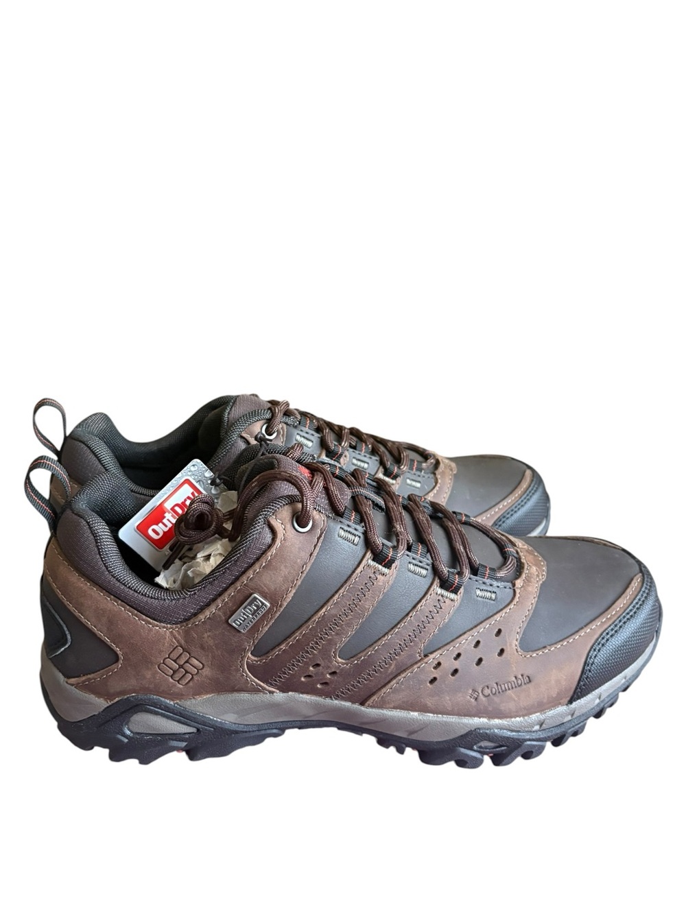 NWOB Columbia Peakfreak™ XCRSN Leather Outdry® Black/ brown size 10.